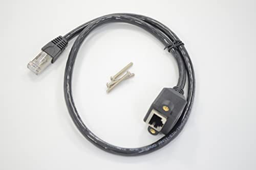 Cat8 Panel Mount Ethernet Lan Extension Cable Passthrough Socket Adapter RJ45 FTP 2000 MHz 40GBase Gigabit Internet Coupler