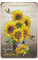 Metallschild Sonnenblume und Kolibris Schild – You are my sunshine Blechschild