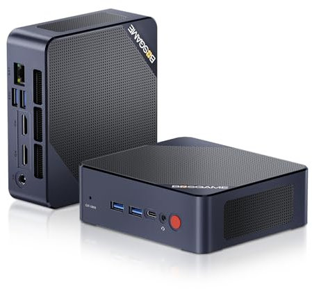 BOSGAME B95 Mini PC N95 Intel 12th Gen (bis zu 3,4 GHz) Mini-Desktop-Computer W11 Pro 16GB RAM 512GB M.2 SSD, Micro-PC unterstützt 4K UHD Dual HDMI & Type-C, Dual WiFi 5, BT 4.2