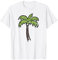 Palm Springs, grafische Palme T-Shirt