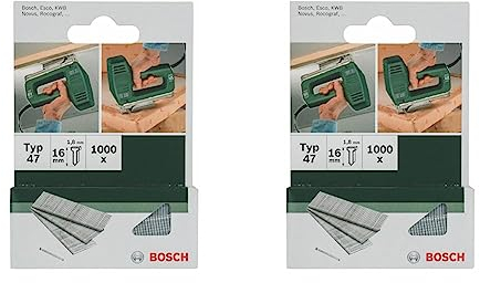 Bosch 2609255809 DIY Nägel Typ 47 1.8 x 1.27 x 16 mm (Packung mit 2)