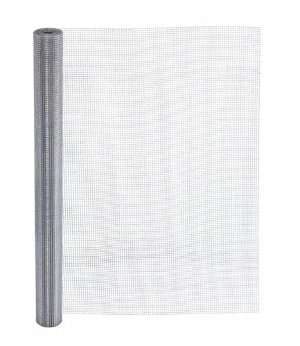 Garmix Fliegengitter Insektenschutz Moskitonetz Aluminium 100cm 1,4 x 1,6mm (5m Aluminium)