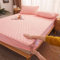 YUDEYU Spannbettuch Quilt-Bastelschicht rutschfeste Befestigung Matratzenschoner(Pink,80x200cm/high 5-25cm)