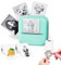 LabelCenter Mini Drucker, M02L Sticker Drucker für Smartphone, Portable Mini Thermal Printer für Teenager und Mädchen (Grüne,+3 Rollen Papier), Trend-Sachen für Studium,Fotos,School,Journaling Zubehör