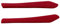 Wetnenss Replacement Earsocks for Jupiter Squared OO9135 Sunglasses (red)