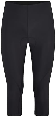 Ziener Damen NUCIA X-Function Fahrrad-Tight/Rad-Hose/Mountainbike/Rennrad - atmungsaktiv,schnelltrocknend,gepolstert,3/4, Black, 44