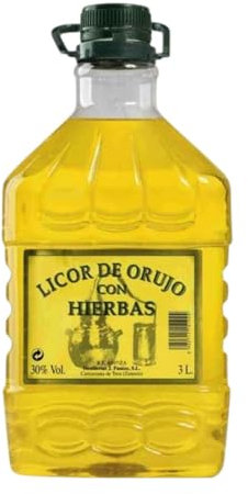 Licor de hierbas Panizo Orujo PET Garrafa 3 L