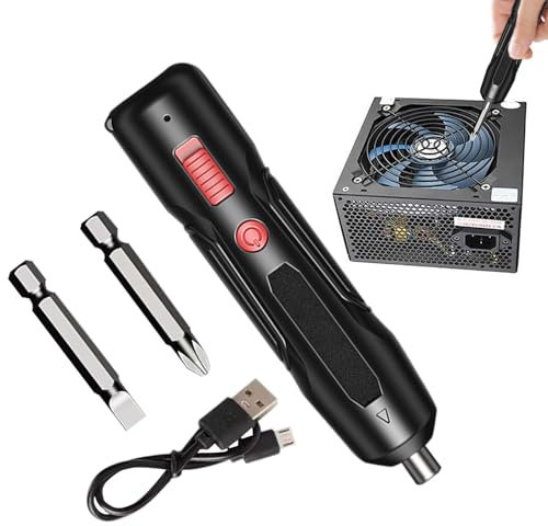Destornillador eléctrico inalámbrico, juego de destornilladores eléctricos - Juego de destornilladores de PC inalámbrico recargable - Juego de destornilladores eléctricos portátiles para uso doméstico