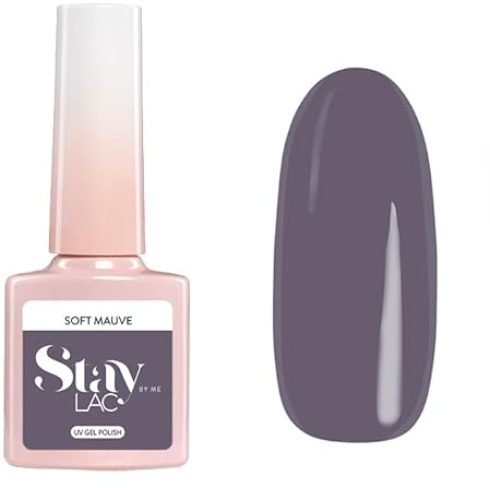 STAYLAC UV Nagellack 5 ml - Grau - Soft Mauve - STAYLAC Farben - UV Lack - Gel Nägel - Nageldesign
