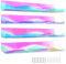 DIDILLX 4 bunte Acryl-Regale, praktische Bücherregale aus Acryl, stabiles schwebendes Wandregal