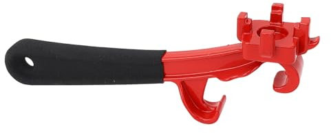 Metal Paint Can Opener Tool, 5 Gallon Bucket Lid Opener for Drum Wrench, Alloy Steel Can Opener with Long Handle Slot, Open Barrel, Water Barrel, Fuel Barrels, Chemicals Drums,