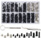 Lot de 355 mini vis pour ordinateur portable - Vis à tête plate - Pour ordinateur portable