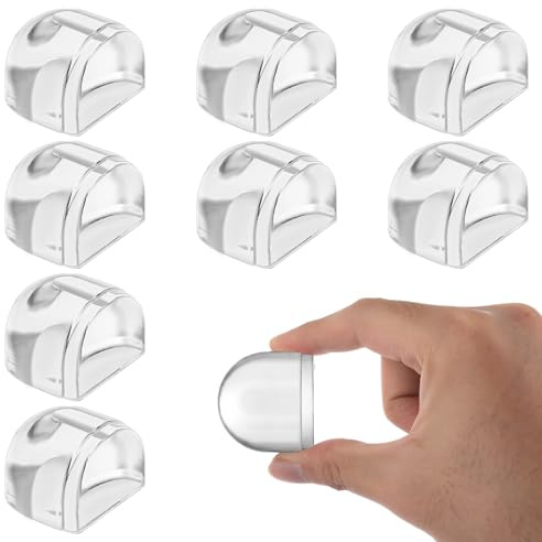 8er Set Türstopper Boden zum Kleben, Transparenter Selbstklebender Türstopper für den Boden alle Hartböden geeignet Türpuffer Boden Wandpuffer Zum Schutz Von Wand und Möbel
