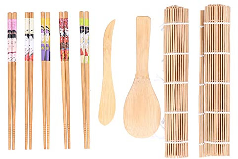 Sushi Making Kit Rolling Mat Chopsticks Sushi Maker Set Gift for Beginners