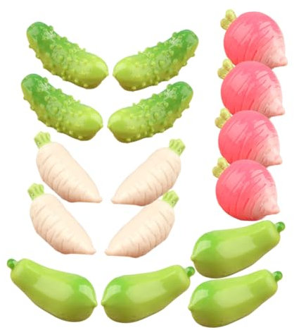 ULTECHNOVO 1 set Di Verdura Simulata Decorazione Per Esposizione Di Verdure Verdure Finte Simulazione Di Verdure Finte Realistiche Cipolle Artificiali Spinaci Piccoli 16 pezzi