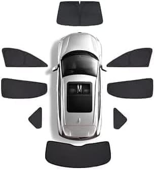 Parasol Coche Delantero para Volkswagen Polo Hatchback 2011-2019,Plegable Parasol Coche,Bloquea los Rayos UV Fácil de Instalar CREA Privacidad Coche Accesorio,A/8pcs