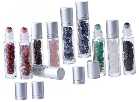 BESTYASH 10 Pièces Bouteilles pour Flacons à Semi Précieuse pour Voyage et Stockage