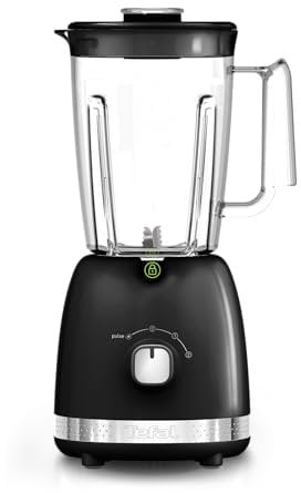 Tefal Soleil Blender, 2L jug, 2 Speeds, Pulse Mode, Kitchen Blender, 6 Stainless steel Removable Blades, Smoothies, Milkshakes, Cocktails, 500W, BL3558G0