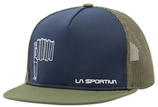LA SPORTIVA Citizen of the Mountain Cap mit Mesh-Rückseite, Kletterprint und Verstellbarer Passform. Ideal für Bouldern, Klettern und Outdoor. - L/XL