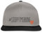 Spreadshirt Camp Stahl Hashtag Stoppt Mobbing Snapback Cap, One Size, Graphit/Schwarz