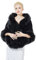 BEAUTELICATE Stola Schal Damen Kunstpelz Braut Jacke Bolero Pelz Brautschal Brautstola Schwarz Ivory für Winter Hochzeit Festlich 20er Jahre Abendkleid (Schwarz, Einheitsgröße)