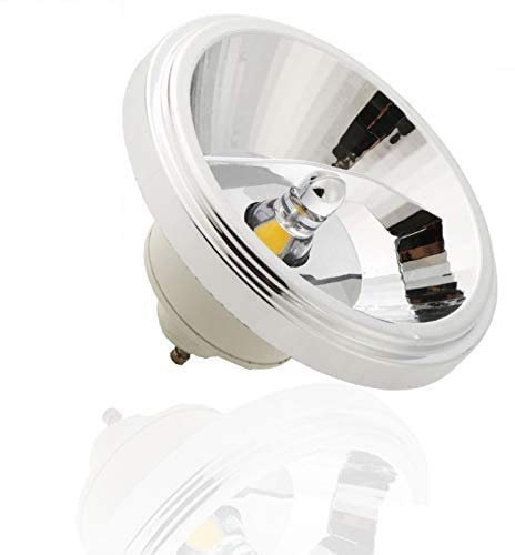 ES111/GU10 LED Spot/Leuchtmittel - 12W / 230V 850Lumen dimmbar - Strahler 24° purweiß Lichttemperatur 4500 Kelvin COB-LED lange Lebensdauer AR111