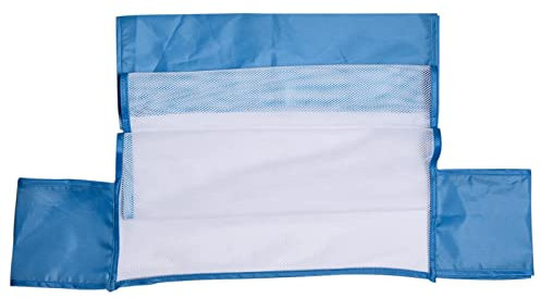 Leling Chaise De Nouilles, Siège d'eau pour Piscine, Support De Flottaison pour Frites De Piscine, Chaise De Piscine Flottante en Maille Filet pour Enfants Adultes, Nouilles Non Incluses, Bleu