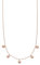 Purelei® Kalea Heart Kette (Gold, Silber, Rosegold), Damen Halskette aus langlebigem Edelstahl, Wasserfester Schmuck mit 5 Herz-Anhängern, 40-45 cm Länge verstellbar (Rosegold)
