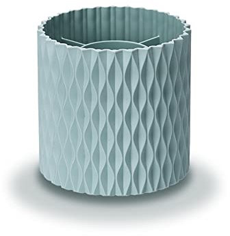 OWAYOTO Makeup Brush Holder Rotatable Makeup Brush Organiser Cup Makeup Container Storage Blue