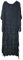 Alam Exclusive Ladies Womens Italian Lagenlook Plain Short Sleeve Frill Frayed Detail Silk Midi Maxi Dress One Size (as8, Numeric, Numeric_8, Numeric_16, Regular, Regular, Black)