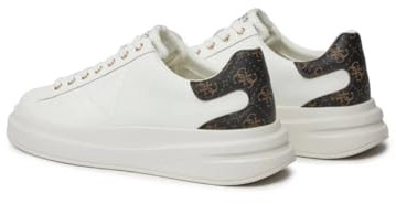 GUESS Elba CARRYOVER, Sneaker Uomo, Bianco, 43 EU