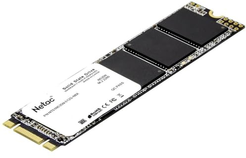 Netac Technology 512GB Interne M.2 SATA SSD 2280 SATA 6 Gb/s Retail NT01N535N-512G-N8X