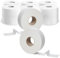 2 Ply Mini Jumbo Toilet Rolls Soft White Tissue for Home, Shops, Factory, Garage Toilet Rolls (12 Rolls)