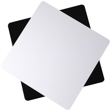 30 / 40cm Lightweight Acrylic Poster Board for Photography Square White Black Reflective Display Table Backdrops Photo Backdrop