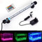 VARMHUS RGB Aquarium Beleuchtung, LED Aquarium Leuchte 28 cm Wasserdicht Aquarium Lampe Stecker EU Unterwasser LED-Lichtbalken für Fisch Tank mit Fernbedienung (RGB)