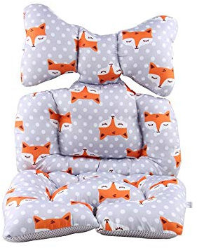 G-Tree-Baby-Spaziergänger-Kissen-Baby-Sitzpolster Hochstuhl Sitzpolster Wattepad für Auto-Sitz & Stroller Warm Baumwolle verdickte Anti-Buckel-Winter-Winddichtes Hood Four Seasons Universeller