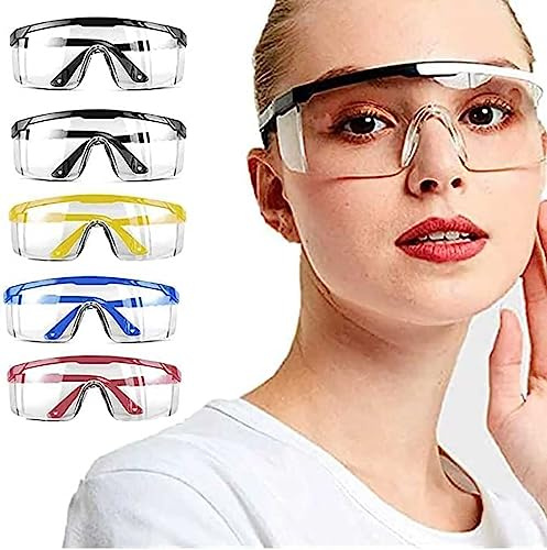 mozeeda 5 PACK Safety Glasses Goggles for Men Women