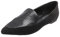 Feversole Women's Loafer Flat Pointed, Mocassini da Donna alla Moda con Punta Piatta e comode Scarpe da Ufficio da Guida Lagarto Nero 39 EU