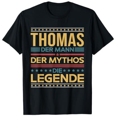 Thomas Vorname Personalisiert Geschenk Papa Vater Männer T-Shirt