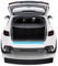 Blackshell® Basic Ladekantenschutz Folie kompatibel mit Audi Q3 | Typ F3 | Bj. ab 2018 Matt Schwarz - passgenauer Stoßstangenschutz inkl. Profi Rakel für Folie