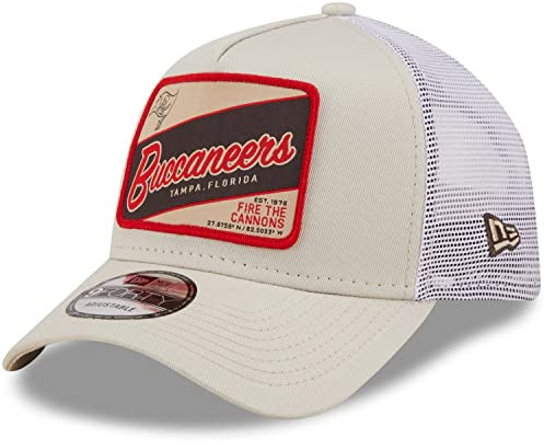 New Era A-Frame Trucker Cap - Tampa Bay Buccaneers Stone