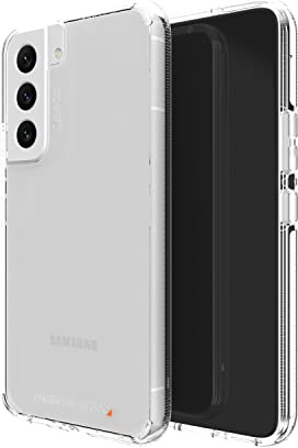 ZAGG Crystal Palace D30 Protective Case for Samusng Galaxy S22, 5G, Shockproof, Slim, MagSafe (Clear)