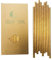 Solid Gold Paper Drinking Straws, Pack of 100 Disposable Golden Straws Gold Pop Sticks for Party in Birthday, Anniversary, Wedding, Holiday Celebrations, Party Decoration