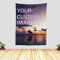 UOKIIYUA Personalisierter Fototeppich, individuelles Hintergrundbanner mit Ihrem Bild und Text, Hochzeitsfeier, Familiengedenkgeschenk 180x260cm