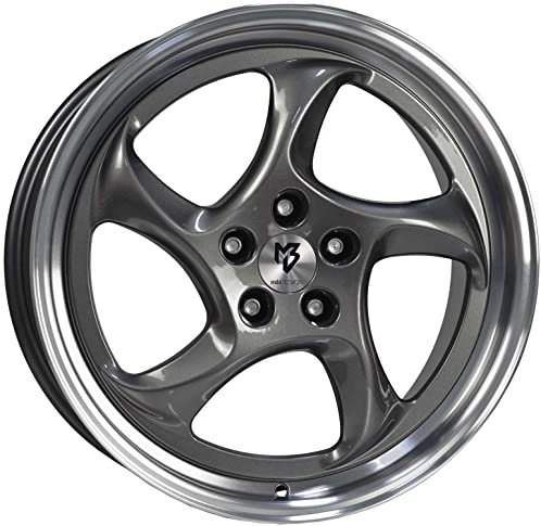 MB Design Felge TURBO 9.0Jx19 ET42 5x112 Glanzgrau poliert kompatibel mit Mercedes-Benz GLA CLA