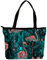 TBOUOBT Tote Bag Damen Satchel Bag Handtasche Stylische Tote Handtasche für Damen Hobo Bag Fashion Crossbody Bag,Ölgemälde Abstrakte Kunst Flamingo