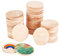 OLYCRAFT 50 Stück 5cm Naturholzscheiben 5mm unfertige Runde Holzkreise Blanko Naturholzkreisausschnitte Dickes Holz Blanko Kreise Für Heimwerkerhandwerk Malerei Holzgravur Wohnkultur