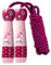 Springseil Kinder - Verstellbare Seilspringen Kinder 260cm mit Cartoon Holzgriff, Regenbogen Jumping Rope, Fitness & Knochenentwicklung für Kinder Ab 4 Jahre, Workout-Geschenk für Jungen und Mädchen