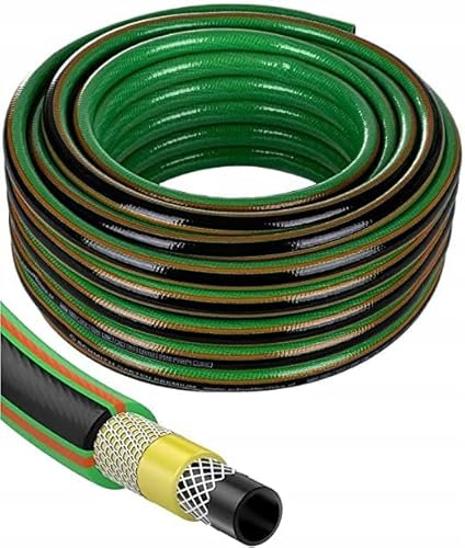 SCHMITH Premium Gartenschlauch 3/4 Zoll 5-lagig 50m Bewässerungsschlauch Wasserschlauch