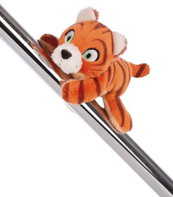 MagNICI Tiger Mandarina 12cm orange - Nachhaltiges Kuscheltier mit Magnet – Magnettier für Kühlschrank, Tafel, Metall & vieles mehr
